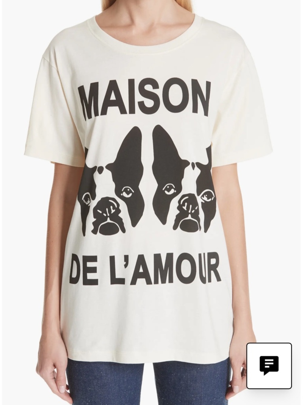Gucci Maison De L'Amour Dog Graphic Tee